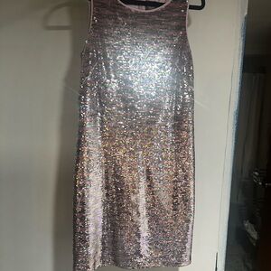Vince Camuto Lavender Party Dress with Pink Size Tag Only Worn Once